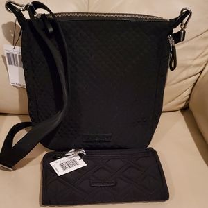 Vera Bradley Carson Hobo Crossbody with Matching Billfold. New with Tags